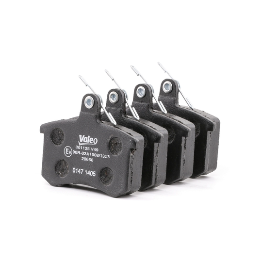 VALEO Jarrupalat AUDI,FIAT,ALFA ROMEO 301125 0060743565,0060743578,0060760120 Jarrupalasarja,Jarrupala, Levyjarru 60743565,60743578,60760120,77362187