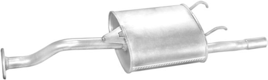 Takaäänenvaimentaja, Takana, honda civic coupé v, civic sedan v, civic sedan vi, 18030-S04-E40, 18030-SR4-A20, 18031-SR4-505, 18307-SR4-