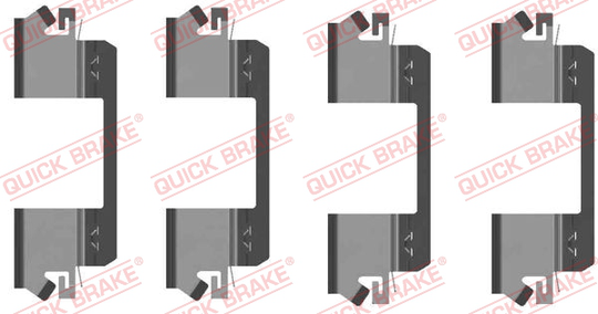 Tarvikesarja, jarrupala QUICK BRAKE 109-1234