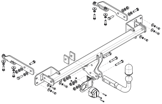 Vetokoukku STEINHOF STH-071 Honda HR-V '14-
