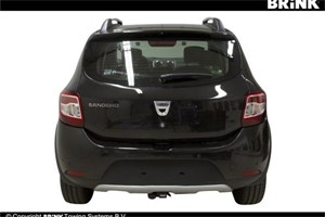 Vetokoukku, irrotettava, dacia sandero ii