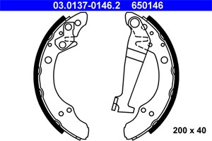 Jarrukenkäsarja, Taka-akseli, audi,vw, 331 609 525 V, 331 609 525 X, 331 609 525, 331 609 526 V, 331 609 526 X, 331 609 526, 331 609 527