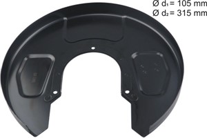 Suojapelti, jarrulevy, Taka-akseli, vasen, ford galaxy i, seat alhambra, vw sharan, 7M0 615 609A