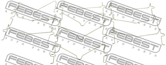 Jousi, jarrupala FEBEST 0103-003-PCS10