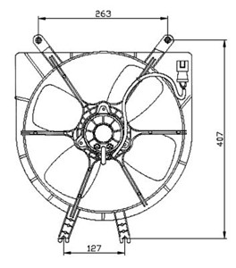Tuuletin, moottorin jäähdytys, honda, 19005P08003, 19015P08003, 19020P08003, 19030P08013, 19030PEJ003, 46417006*, 46475793*, 46774415*,