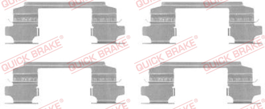 Tarvikesarja, jarrupala QUICK BRAKE 109-1686