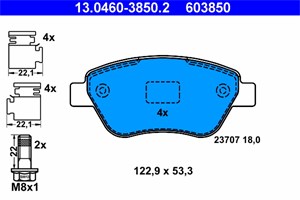 Jarrupalasarja, levyjarru, Etuakseli, fiat, 71770078, 77362179, 77363992, 77364517, 77364893, 77364919, 9949556