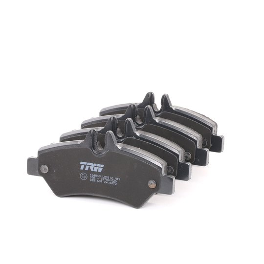 TRW Jarrupalat VW,MERCEDES-BENZ GDB1697 0044206920,A0044206920,2E0698451 Jarrupalasarja,Jarrupala, Levyjarru 2E0698451H