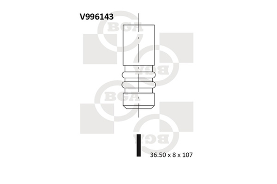 Imuventtiili BGA V996143