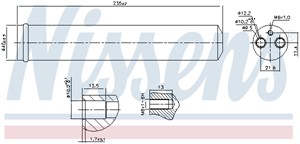 Kuivain, ilmastointilaite, citroën,honda,infiniti,mitsubishi,nissan,peugeot,renault,subaru, 5001875483, 6455FK, 73412-FE000, 7815A285, 8