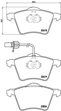 Jarrupalasarja, levyjarru BREMBO P 85 062