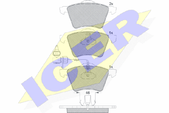 Jarrupalasarja, levyjarru ICER 181605