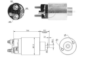 Magneettikytkin, käynnistin, ford,volvo, BB5T 11000 BA, M000T89182, M000T89182ZC, M0T89182*, M0T89182