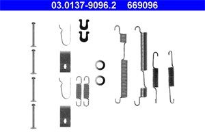 Tarvikesarja, jarrukengät, Taka-akseli, honda,rover, 43171-S04-N01, 43172-S04-003, 43172-S04-N01, 45172-S04-003