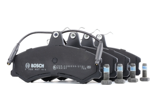 BOSCH Jarrupalat FIAT,PEUGEOT,CITROËN 0 986 467 411 71770950,9938205,9940092 Jarrupalasarja,Jarrupala, Levyjarru 424833,425028,425054,425099,425106