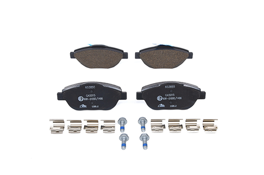 ATE Jarrupalat OPEL,PEUGEOT,CITROËN 13.0460-3855.2 1607083180,1611140580,1611837880 Jarrupalasarja,Jarrupala, Levyjarru 1613192580,1617275680,425431