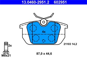 Jarrupalasarja, levyjarru, Taka-akseli, alfa romeo,fiat,lancia, 60777601, 9941669, 9942904, 9945496, 9945821, 9945822, 9945823, 9947007,