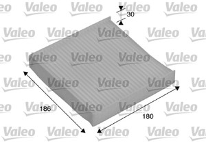 Suodatin, sisäilma, daihatsu cuore vii, terios, fiat sedici, honda jazz i, jazz ii, suzuki swift iii, swift iv, sx4, sx4 sedan, 71743821