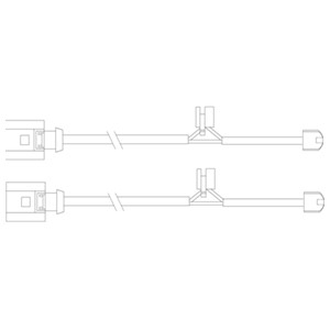 Varoitinsarja, jarrupalat, Etuakseli, audi,bentley,porsche,vw, 7L5 907 637A, 955 612 365 60, 95561236561, 97060914300