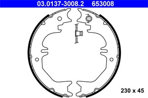 Jarrukenkäsarja, Taka-akseli, lexus lx, toyota land cruiser, land cruiser 100, 46540-60050, 46550-60060, 46580-60050