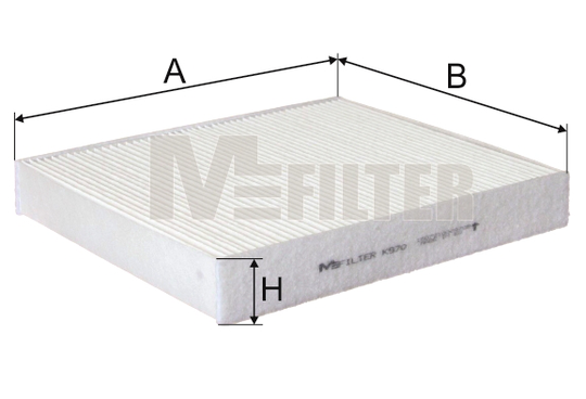 Raitisilmasuodatin MFILTER K 970