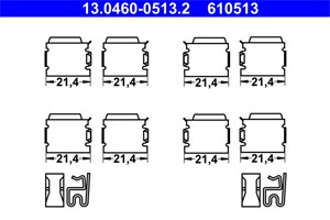 Tarvikesarja, jarrupala, Etuakseli, Taka-akseli, chrysler,jeep,opel,vauxhall