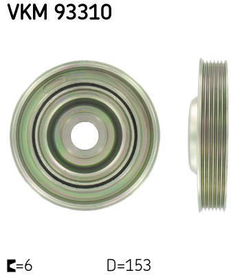 Hihnapyörä, kampiakseli SKF VKM 93310