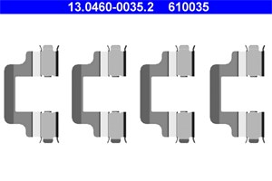 Tarvikesarja, jarrupala, Taka-akseli, audi a3, a3 sportback, vw eos, passat b6, passat b6 variant, 8P0 615 231