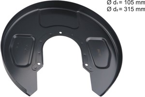 Suojapelti, jarrulevy, Taka-akseli, oikea, ford galaxy i, seat alhambra, vw sharan, 7M0 615 610A