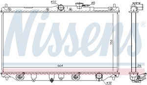 Jäähdytin, moottorinjäähdytys, honda accord iv, accord v, accord aerodeck iv, accord coupé iv, rover 600 i, 19010P39305, 19010-P39901, 1