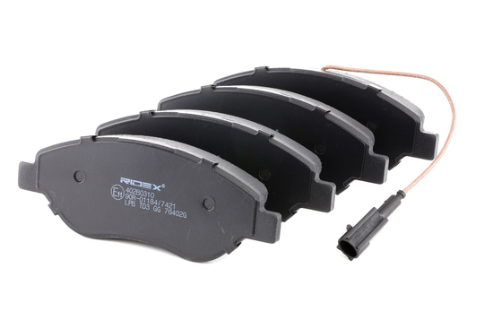 RIDEX Jarrupalat FIAT,ALFA ROMEO,CHRYSLER 402B0310 71770112,77364589,77365188 Jarrupalasarja,Jarrupala, Levyjarru 71770112,77362093,77362196,77364589