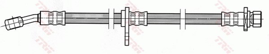 Jarruletku, Taka-akseli, Vasen, honda civic coupé vii, civic hatchback vii, civic sedan vii, 01468-S5A-J00, 01468-S5A-J01, 01468-S5A-J02