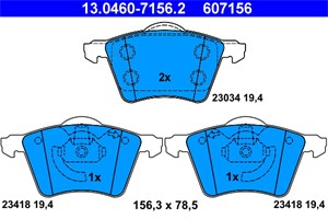 Jarrupalasarja, levyjarru, Etuakseli, ford galaxy i, galaxy mk van i, 1201124, 1M21-2K021-BA