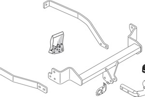 Vetokoukku, kiinteä, citroën c8, fiat ulysse, lancia phedra, peugeot 807