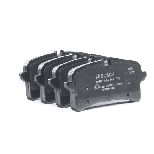 BOSCH Jarrupalat AUDI,PORSCHE,BENTLEY 0 986 494 842 3Y0698151C,4H6698451,3Y0698151C Jarrupalasarja,Jarrupala, Levyjarru 95B698451,95B698451A