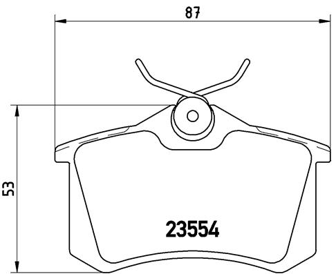 Jarrupalasarja, levyjarru BREMBO P 85 020