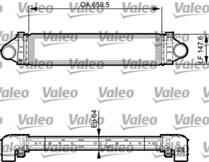 Välijäähdytin, ford galaxy ii, mondeo iv, mondeo sedan iv, mondeo turnier iv, s-max, 1496200, 1540035, 1593302, 1742236, 6G919L440BF