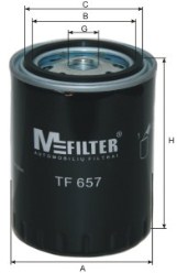 Öljynsuodatin MFILTER TF 657
