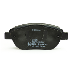 DELPHI Jarrupalat FIAT,PEUGEOT,CITROËN LP1653 1611140780,1611140980,1611838880 Jarrupalasarja,Jarrupala, Levyjarru 1617256680,1636413880,1647862380