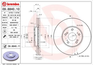 Jarrulevy, Etuakseli, acura mdx, tl, tsx, honda accord vii, pilot, 45251S0X000, 45251SEAJ01, 45251SEPA11