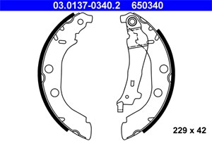Jarrukenkäsarja, Taka-akseli, peugeot 406, 406 break, 4241 J4