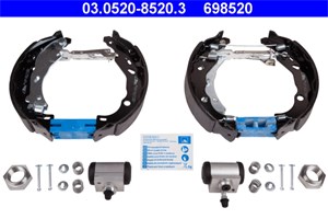 Jarrukenkäsarja, Taka-akseli, citroën c2, c2 enterprise, c3 i, c3 pluriel, peugeot 1007, 4242 10, 4242 11, 4242 27