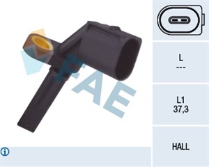 Tunnistin, kiertonopeus, Etuakseli, oikea, audi,bentley,porsche,vw, 4E0 927 804 A, 4E0 927 804 D, 4E0 927 804 F, 4E0 927 804, ALS-1577