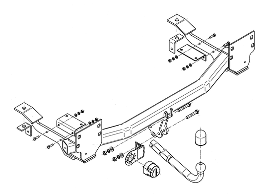 Vetokoukku STEINHOF STL-110 Land Rover Range Rover '02-12