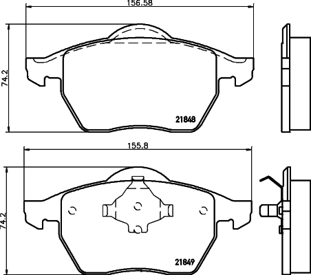 Jarrupalasarja, levyjarru MINTEX MDB1741
