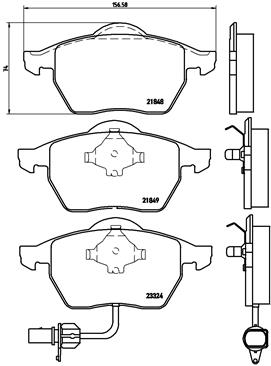 Jarrupalasarja, levyjarru BREMBO P 85 060