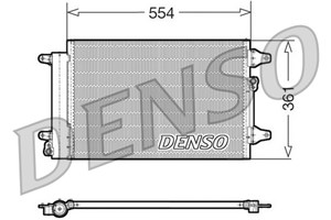 Kondensaattori, ilmastointilaite, ford galaxy i, galaxy ii, s-max, seat alhambra, vw sharan, 1108838, 1317045, 7M3820411, 7M3820411A, 7M