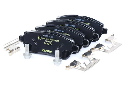 TEXTAR Jarrupalat FORD,MAZDA 2428302 04465B1310,04491B1030,04491B1031 Jarrupalasarja,Jarrupala, Levyjarru 04491B1032,1550219,1676630,1719275,1749322