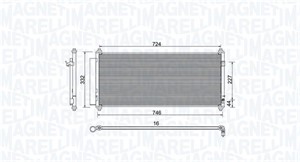 Kondensaattori, ilmastointilaite, honda jazz iii, 80100SZTG01, 80100-SZT-G01, 80110TF0003, 80110TF0013, 80110TM8A01, 80110-TM8-A01
