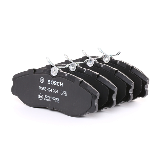 BOSCH Jarrupalat FORD,NISSAN 0 986 424 204 1495951,1954460,1956421 Jarrupalasarja,Jarrupala, Levyjarru 1956495,1957042,410600F025,410602X825